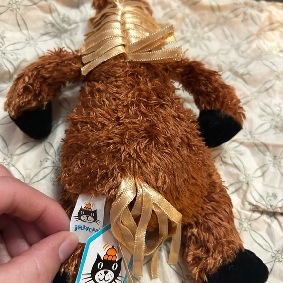 Jellycat Brown and Black Stuffed horse, comes with horse bracelet - Picture 4 of 8